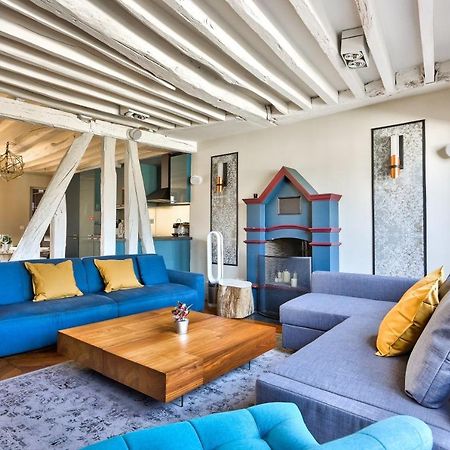 Le Marais Superb Apartment Terrace Paris Free Netflix Buitenkant foto