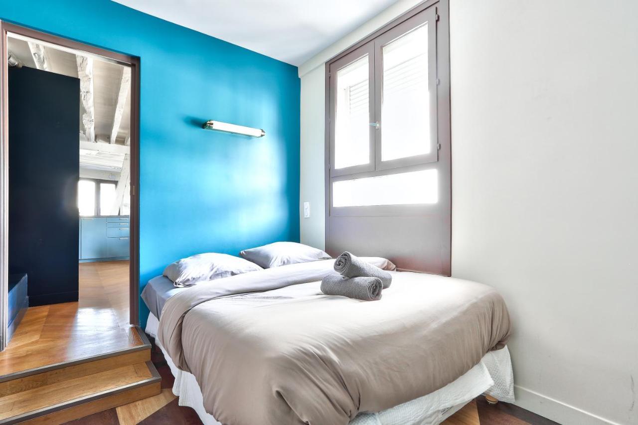 Le Marais Superb Apartment Terrace Paris Free Netflix Buitenkant foto