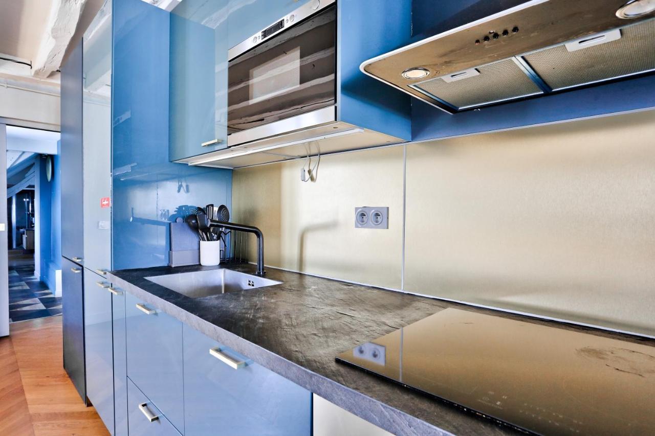 Le Marais Superb Apartment Terrace Paris Free Netflix Buitenkant foto