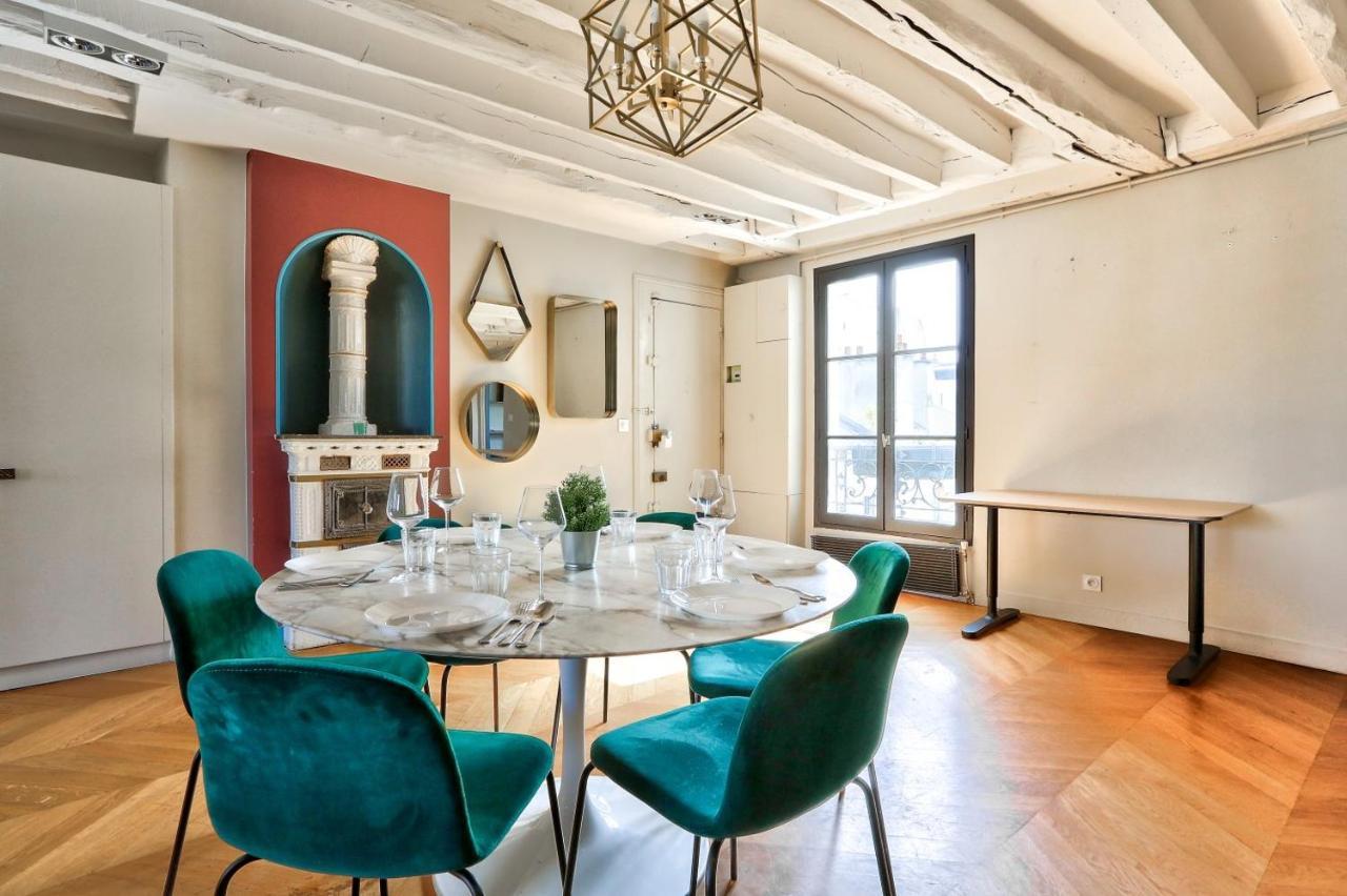 Le Marais Superb Apartment Terrace Paris Free Netflix Buitenkant foto