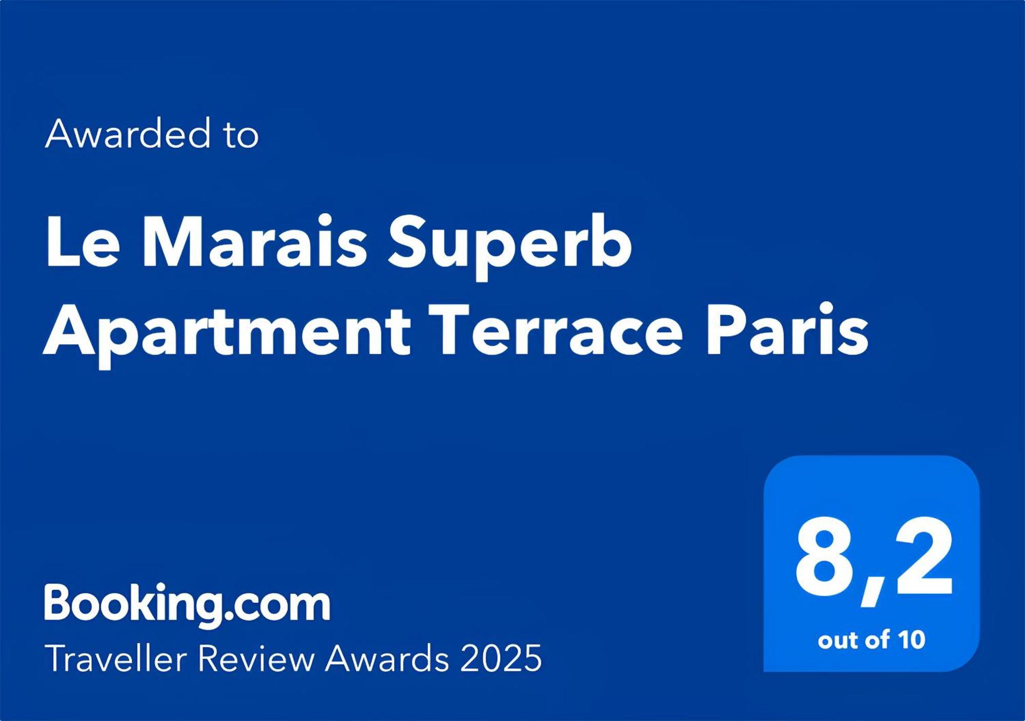 Le Marais Superb Apartment Terrace Paris Free Netflix Buitenkant foto