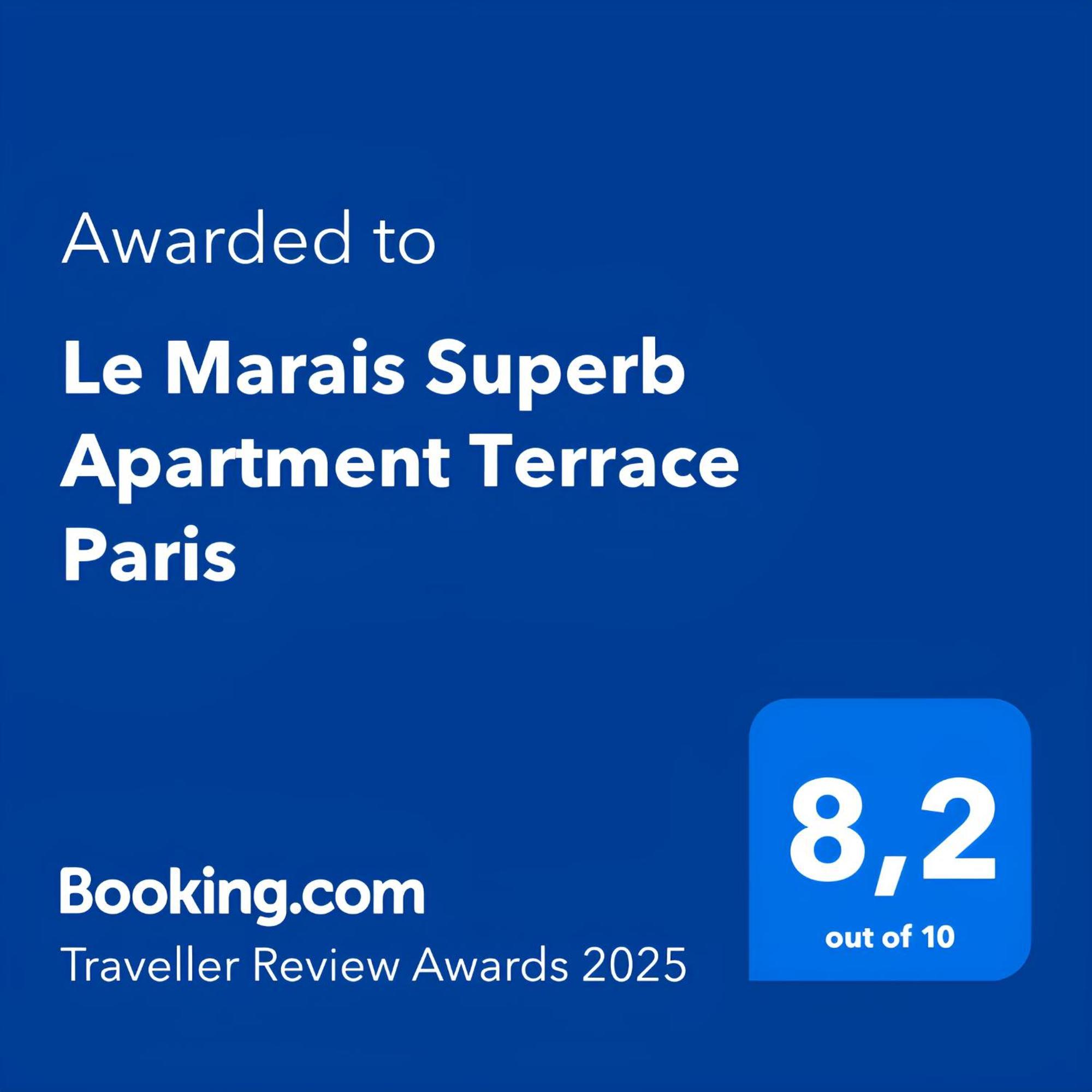 Le Marais Superb Apartment Terrace Paris Free Netflix Buitenkant foto