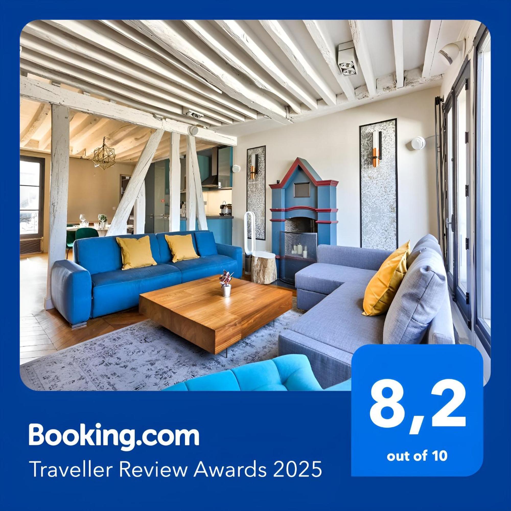 Le Marais Superb Apartment Terrace Paris Free Netflix Buitenkant foto